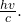 \frac{hv}{c}.