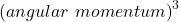 \left(angular\ momentum\right)^3