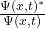 \frac{\Psi\left(x,t\right)^\ast}{\Psi(x,t)}