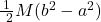 \frac{1}{\ 2}M(b^2-a^2)