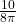 \frac{10}{8\pi}