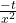 \frac{-t}{x^2}