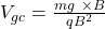 V_{gc}=\frac{mg\ \times B}{qB^2}