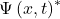 \Psi\left(x,t\right)^\ast