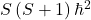 S\left(S+1\right)\hbar^2