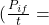 (\frac{P_{if} }{t}=