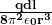 \mathbf{\frac{qdl}{8\pi^2\epsilon_0r^3}}