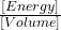 \frac{[Energy]}{[Volume]}