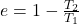 e=1-\frac{T_2}{T_1}