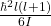 \frac{\hbar^2l\left(l+1\right)}{6I}