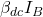 \beta_{dc}I_B